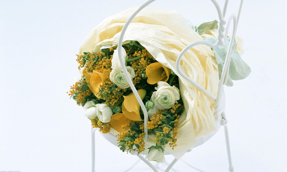 종이 래핑 시트를 싸는 결혼 선물 화려한 꽃 소매 비직조