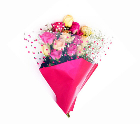 어머니날/아름다운 인쇄를 위한 Y 모양 꽃다발 소매는 꽃이 피어 장을 감싸
